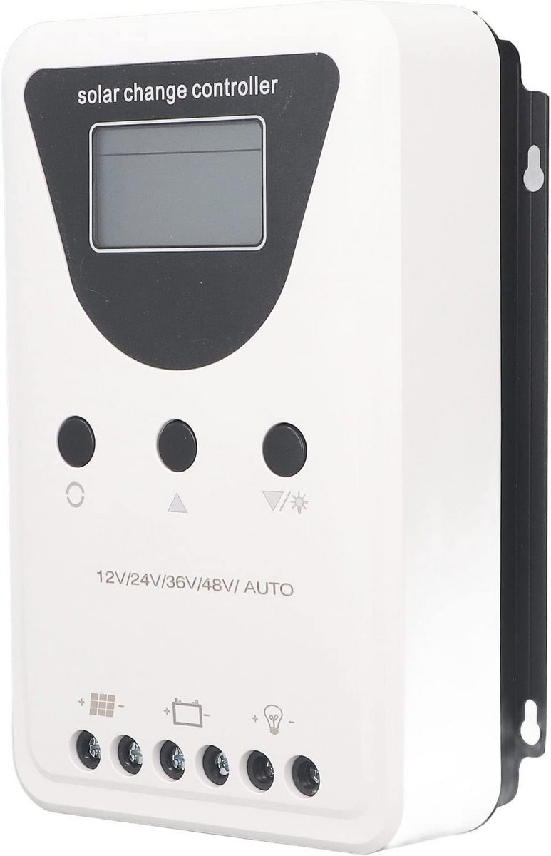 Automatische Solar-laadregelaar voor 12V, 24V, 36V en 48V met LCD-scherm - 100A Capaciteit