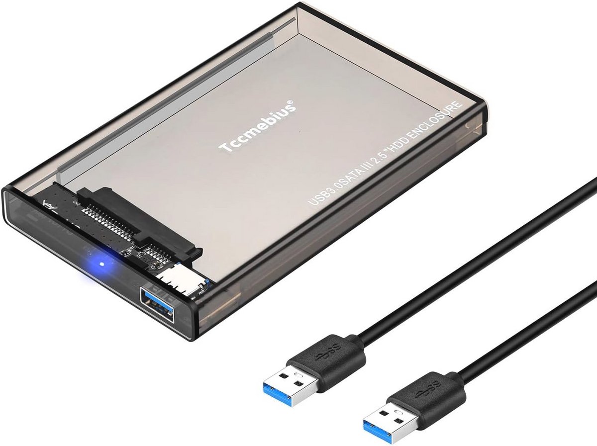 Extern Harde Schijf Behuizing - USB 3.0 naar SATA voor 2,5 Inch HDD/SSD tot 6TB