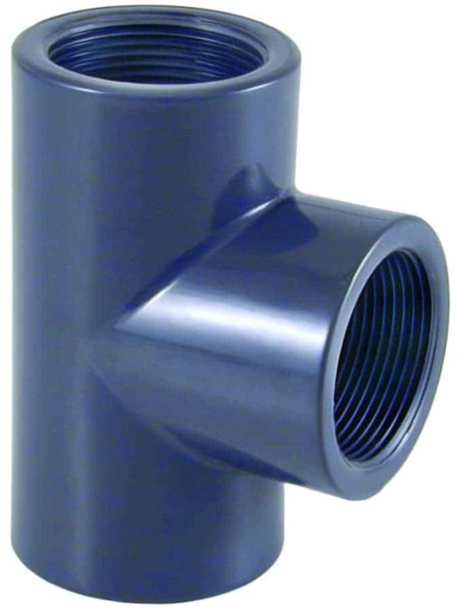 PVC-U T-stuk IG 1" PN10