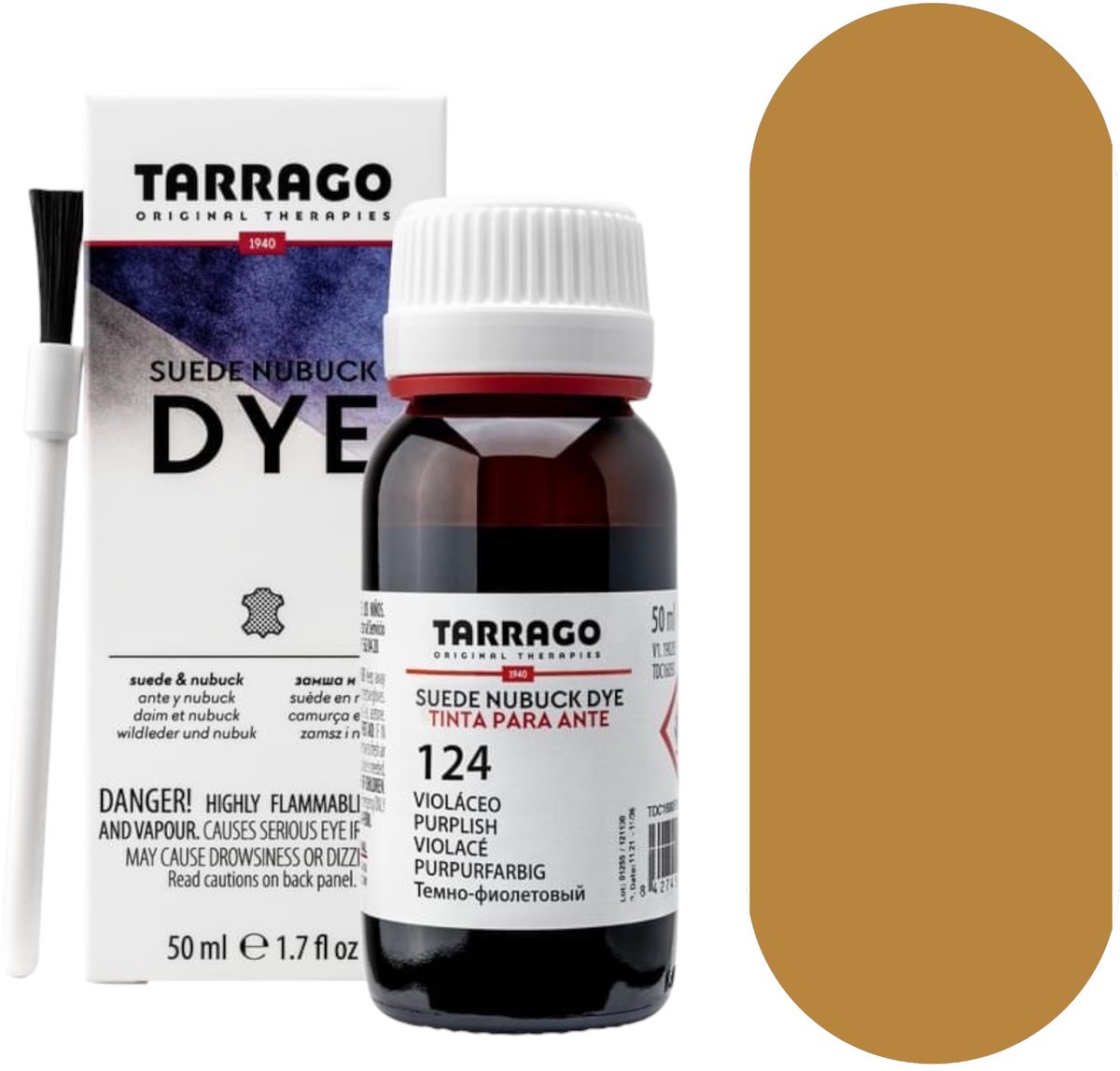Tarrago suede dye - 008 - ochre - 50ml