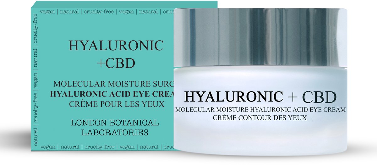 London Botanical Laboratories Hyaluronzuur & CBD Oogdruppels
