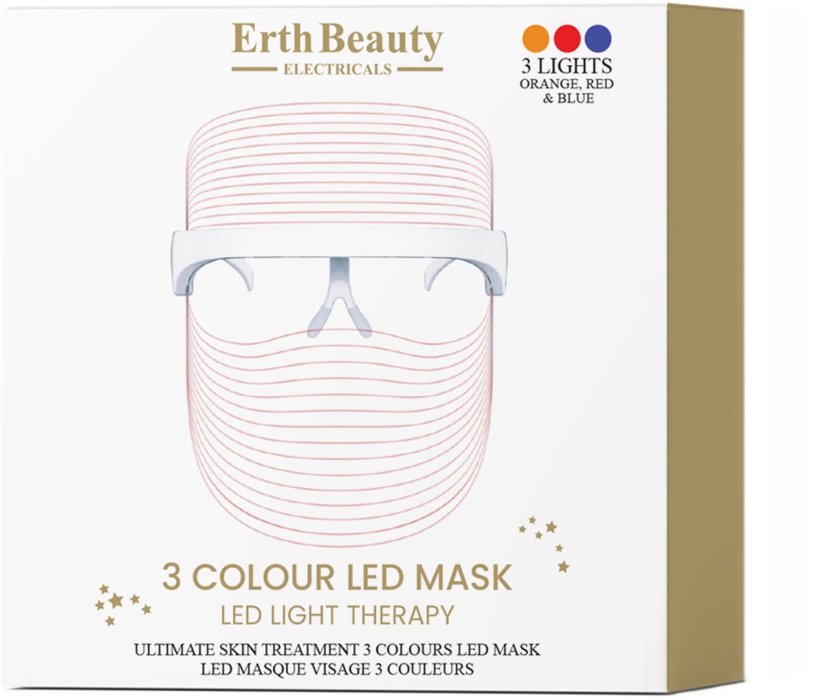ErthSkin London 3 kleuren LED-masker