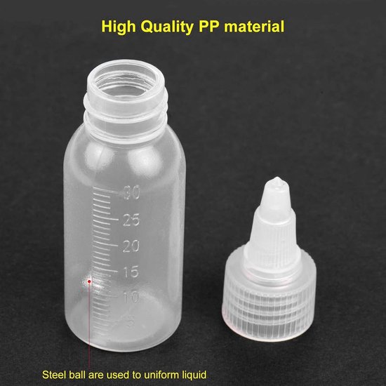 Dailygoods- Verfcontainer 30ml - Duurzaam Pp Materiaal - Gemakkelijk van Dailygoods — afbeelding 2
