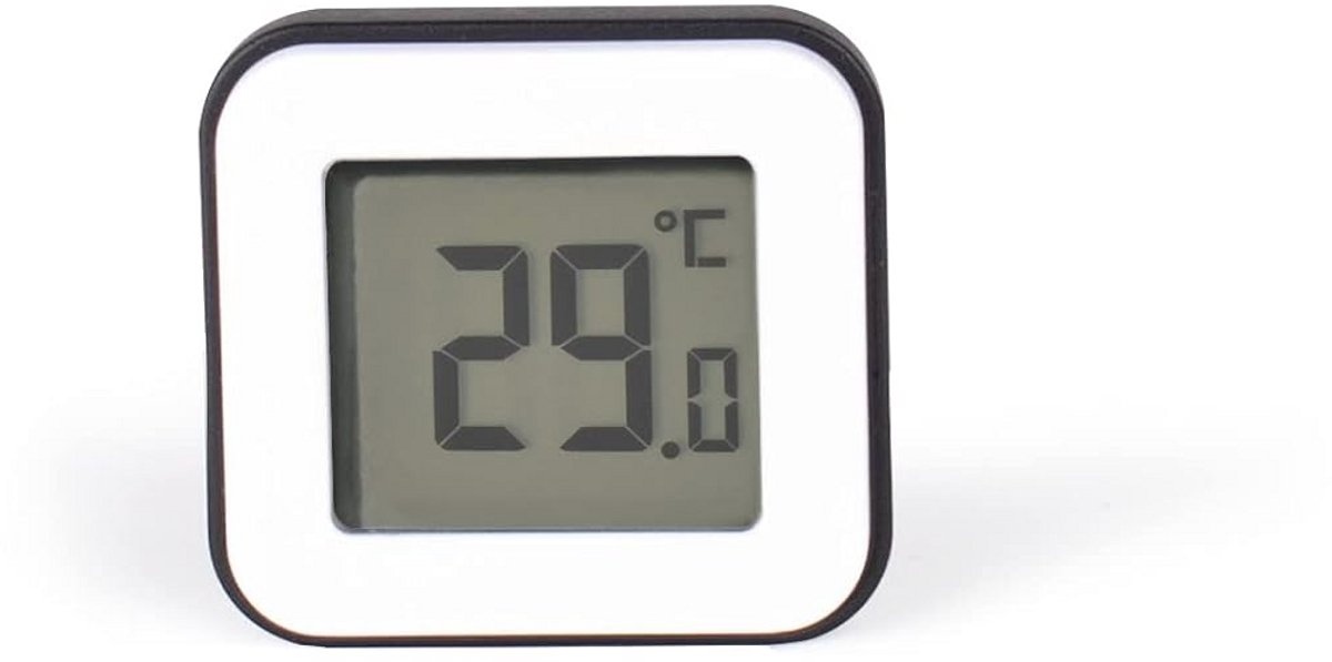 Digitale thermometer en binnenhygrometer met weerfunctie en magneet