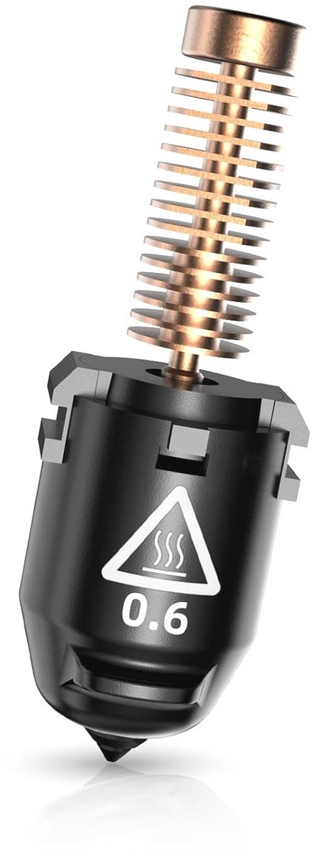 Nozzle Set 0.6mm voor 3D-printer - Snelle Wisseling en Hoge Temperatuur