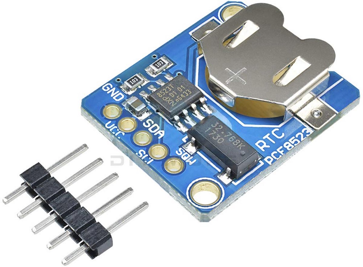 Realtime klok module voor microcontroller projecten - 3.3V / 5V compatible