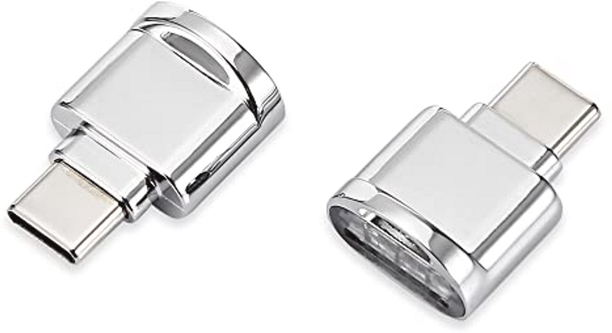 USB-C naar Micro SD Kaartlezer Adapter - 2 Stuks