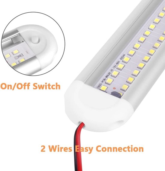 LED binnenverlichting 12/24V met schakelaar - Weijer LED binnenverlichting 12/24V met schakelaar - Weijer