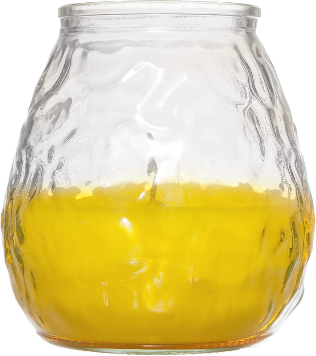 Outdoor Citronella Kaars in Glazen Pot - Vlieg- en Insectenafschrikker