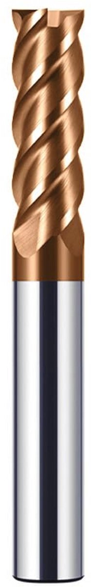 Hardmetaal Frees 10mm - 4 Tanden CNC Frees voor Staal, Metaal, Hout, Acryl en Kunststof