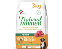 Gevoelig maaggvoer voor honden met lam - 3 kg