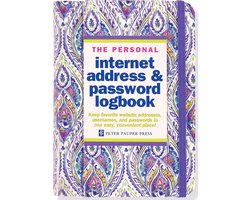 Internetadres en Wachtwoord Logboek met Verwijderbare Coverband - Veilig en Handig