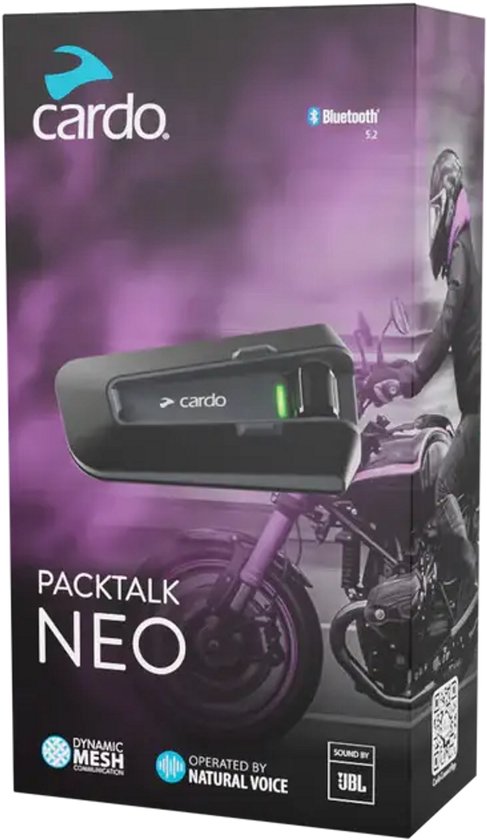Cardo Packtalk Neo Dual Bluetooth Communicatiesysteem - Maat