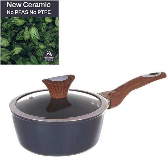 Fissler Steelpan Häppchen 14 cm, 1 l, Met glazen deksel