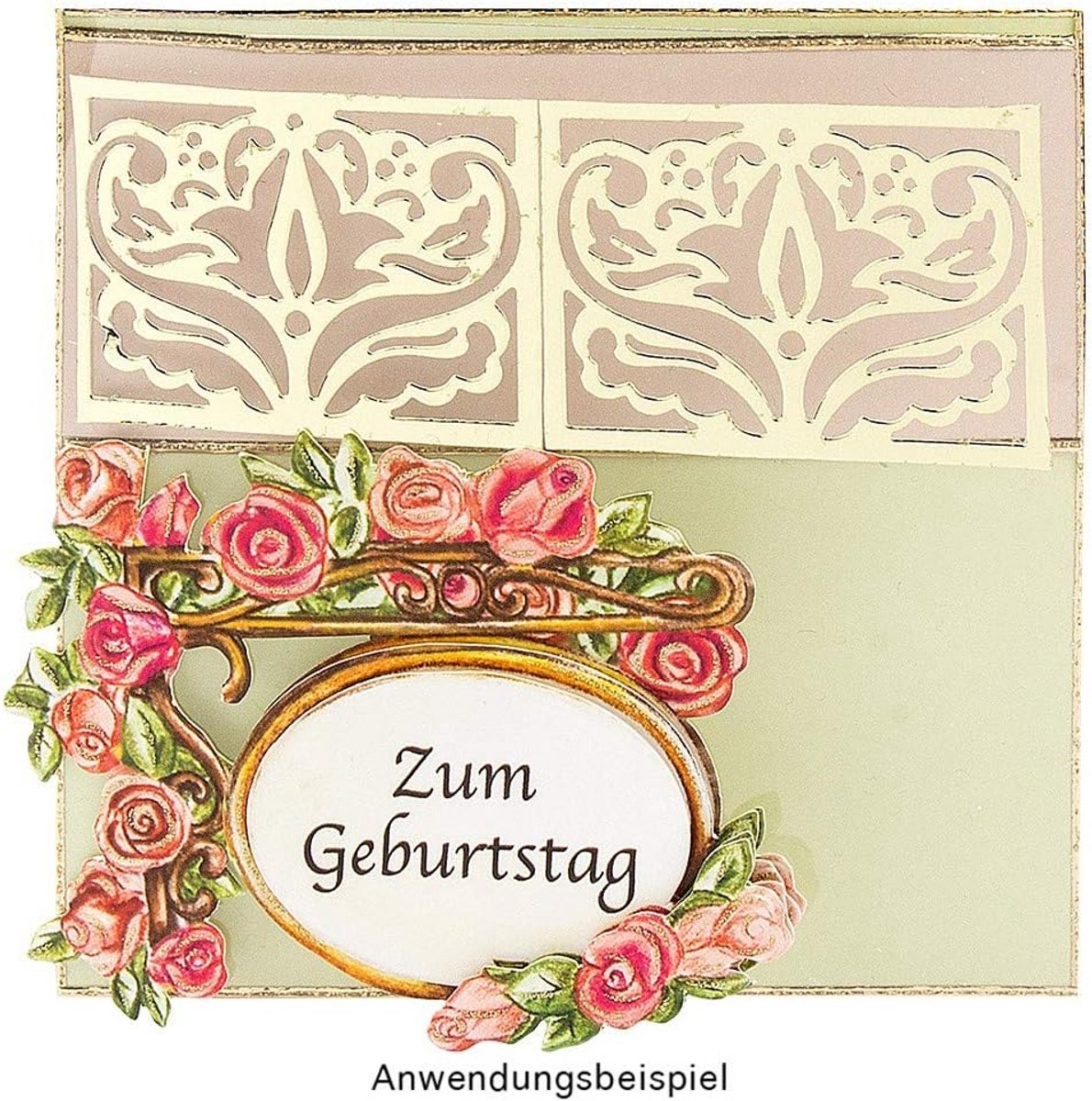 Metalen stanssjablonen voor creatief knutselen en vouwdozen 17,5 x 9,2 cm