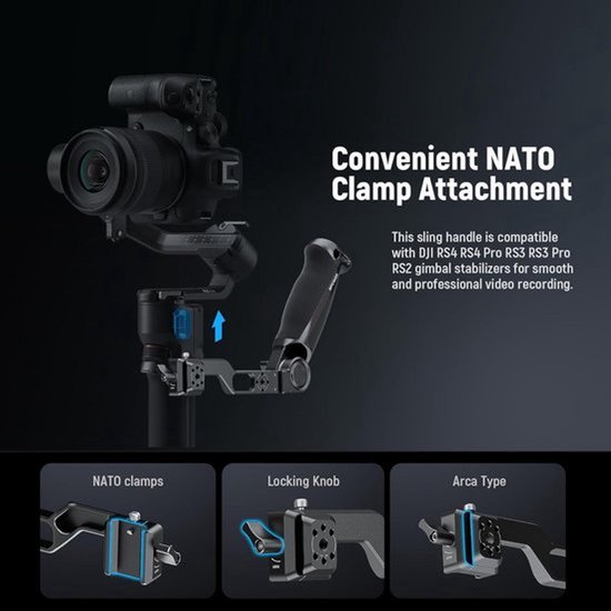 NEEWER GA020 Gimbal Sling Poignée Pour DJI RS4 RS4 Pro RS3 RS3 Pro RS3 NEEWER GA020 Gimbal Sling Poignée Pour DJI RS4 RS4 Pro RS3 RS3 Pro RS3
