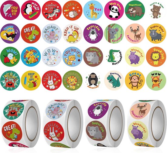 Klein plak beloningssticker Kanjersmileys