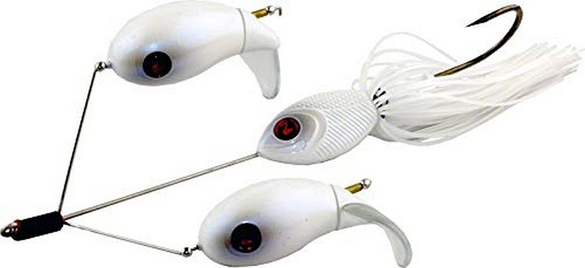 Double Plopper Buzzbait - 5/8 oz, 5,75 inch, Floating topwater kunstaas voor bass