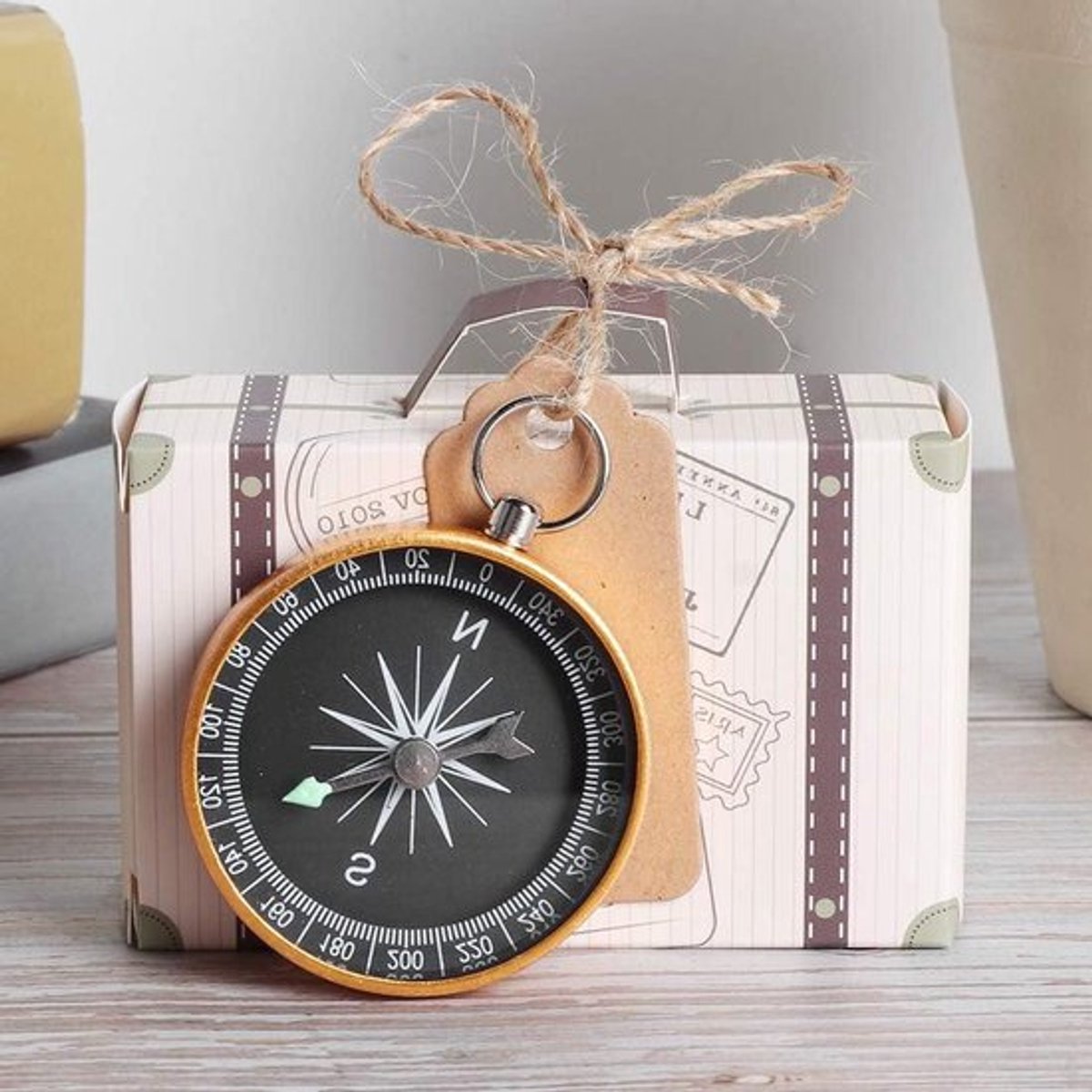20 Mini Geschenkdozen met Wit Papier - Souvenir Geschenkdozen voor Koffer Feesten - Handige Dozen voor Bruiloften en Reizen