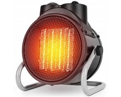 MOZY® - Keramische Ventilatorkachel - Zwart - 2000W - Infrarood - Heater - Energiebesparing - Luchtverwarmer - Warmte Ventilator - Straalkachel - Energiezuinige Verwarming - Warme Lucht Blazer - Draagbaar