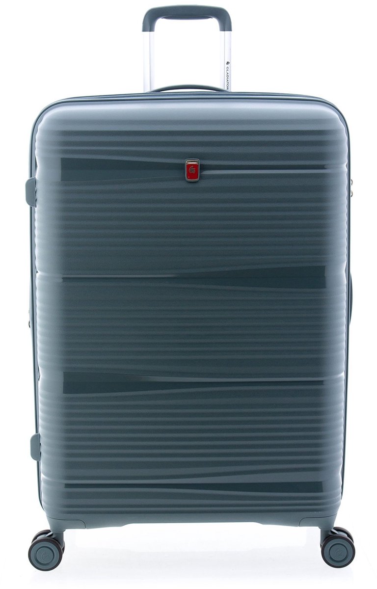 Gladiator Bionic Grote Koffer - 76 cm - 100/110 liter - Expandable - TSA slot - Eco Friendly Recyclebaar PP - Roze