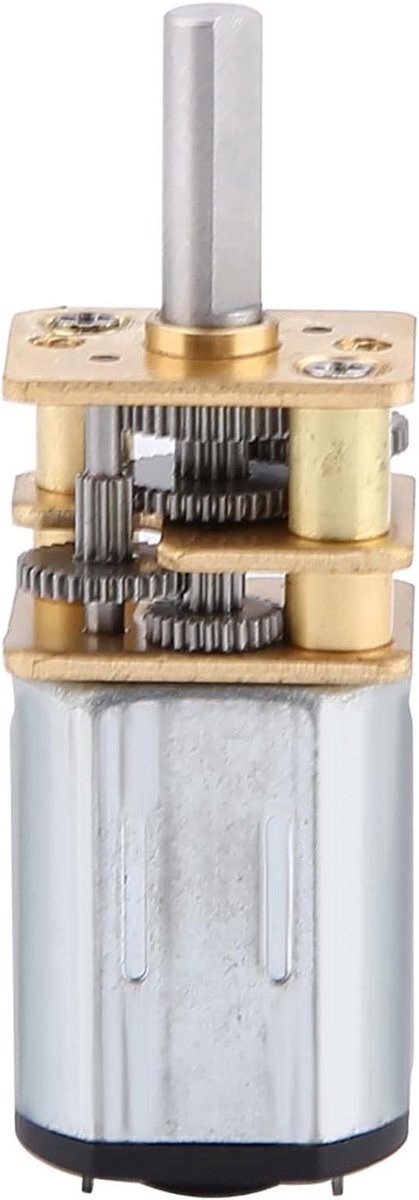 Ronte - Miniatuur Motor Kit 9 Volt DC Motoren N20 DC6V - 50 tot 2000 Rpm Snelheid - Reductie Tandwiel DC Motor Met Metalen Versnellingsbak