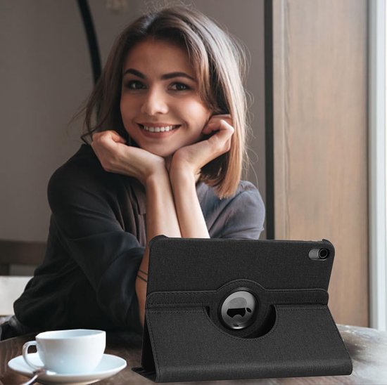 Draaibare iPad Hoes 11 inch 2025 en 10,9 inch 2022 – 360° Stand, Auto Wake/Sleep, Beschermende Rotatie voor iPad 10e en 11e Generatie — afbeelding 3
