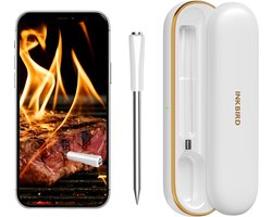Inkbird thermometer BBQ MAX Bluetooth Estimated Cooking Time Function – Ultranauwkeurig met 5 Sensoren (CTI-gecertificeerd) Model 2026