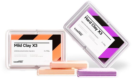 Argile dure CarPro - 3 pièces