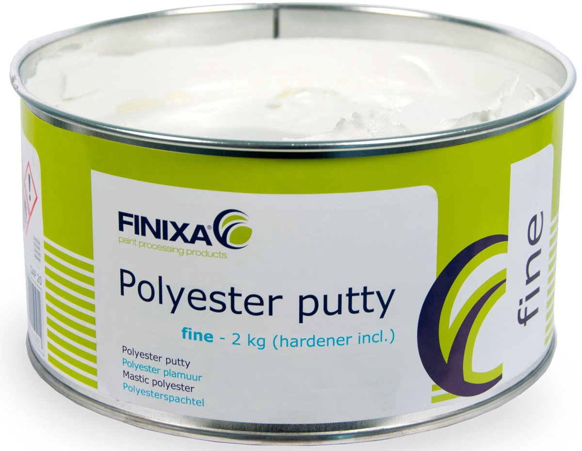 FINIXA Fine 2K Polyester Plamuur Fijn + Verharder