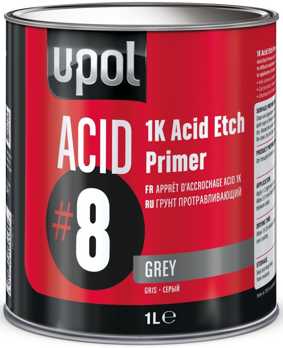 U-POL #8 ACID Etch Primer 1 liter