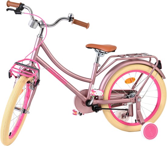 Volare Excellent Kinderfiets - Meisjes - 18 inch - Wit - 95% afgemonteerd van Volare — afbeelding 2