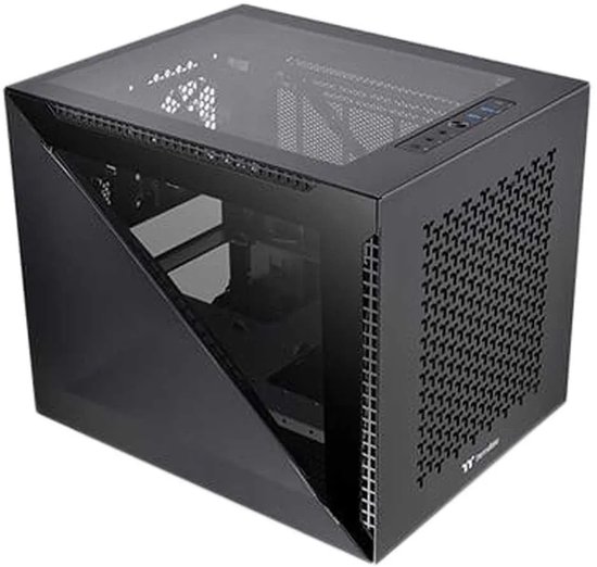 Thermaltake Divider 200 TG Air Micro Micro Tower Black