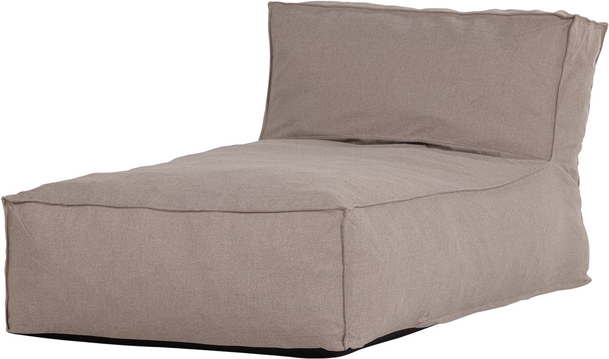 WOOOD Velora Ligbed Tuin - Polyester - Zand - 80x175x95
