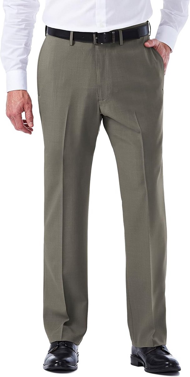 Heren Chino Broek met Verborgen Elastische Tailleband en Gerecyclede Stof