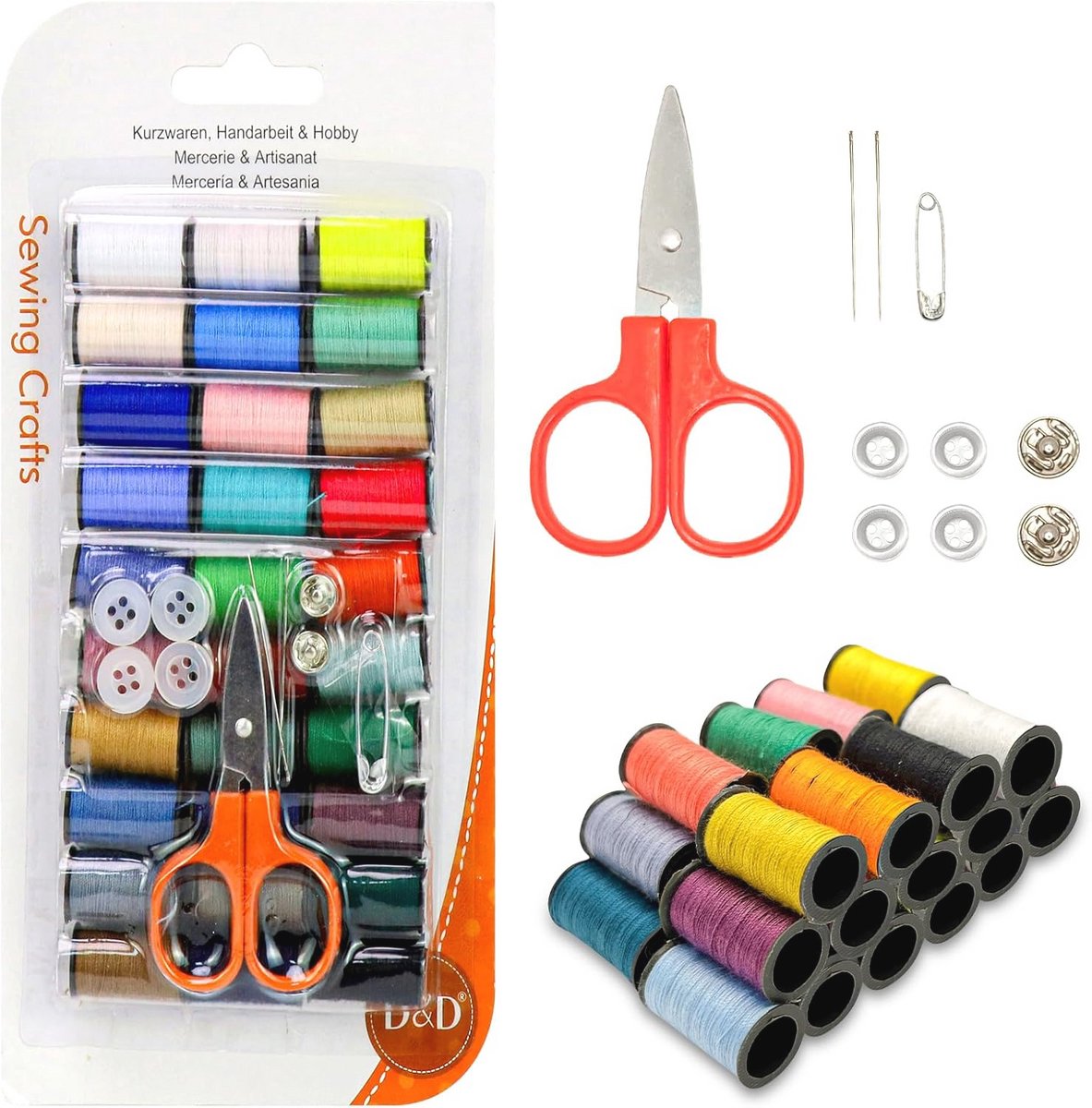 Naaiset accessoires voor beginners en op reis