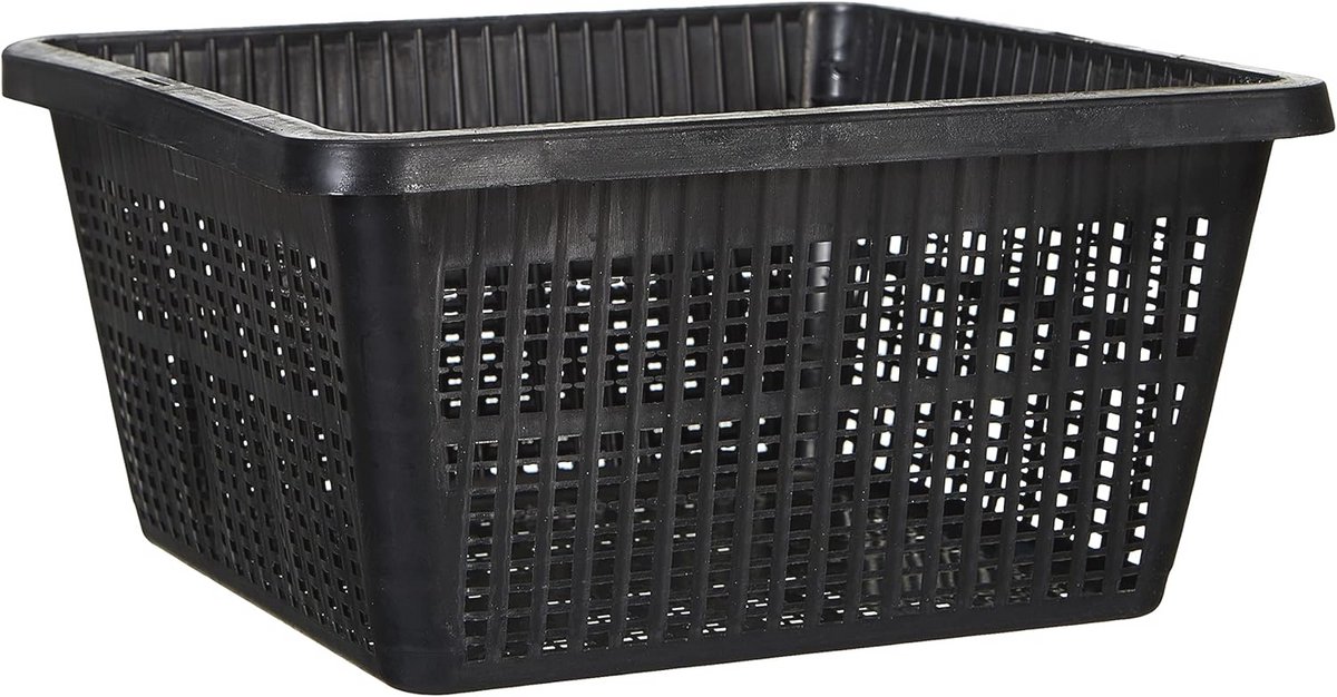 Plantenmand Vierkant 19 cm voor Vijverbeplanting en Tuinbeplanting