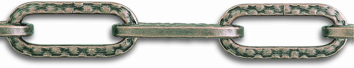 Lampenketting gesmeed brons staal 1,5 m - 32 kg