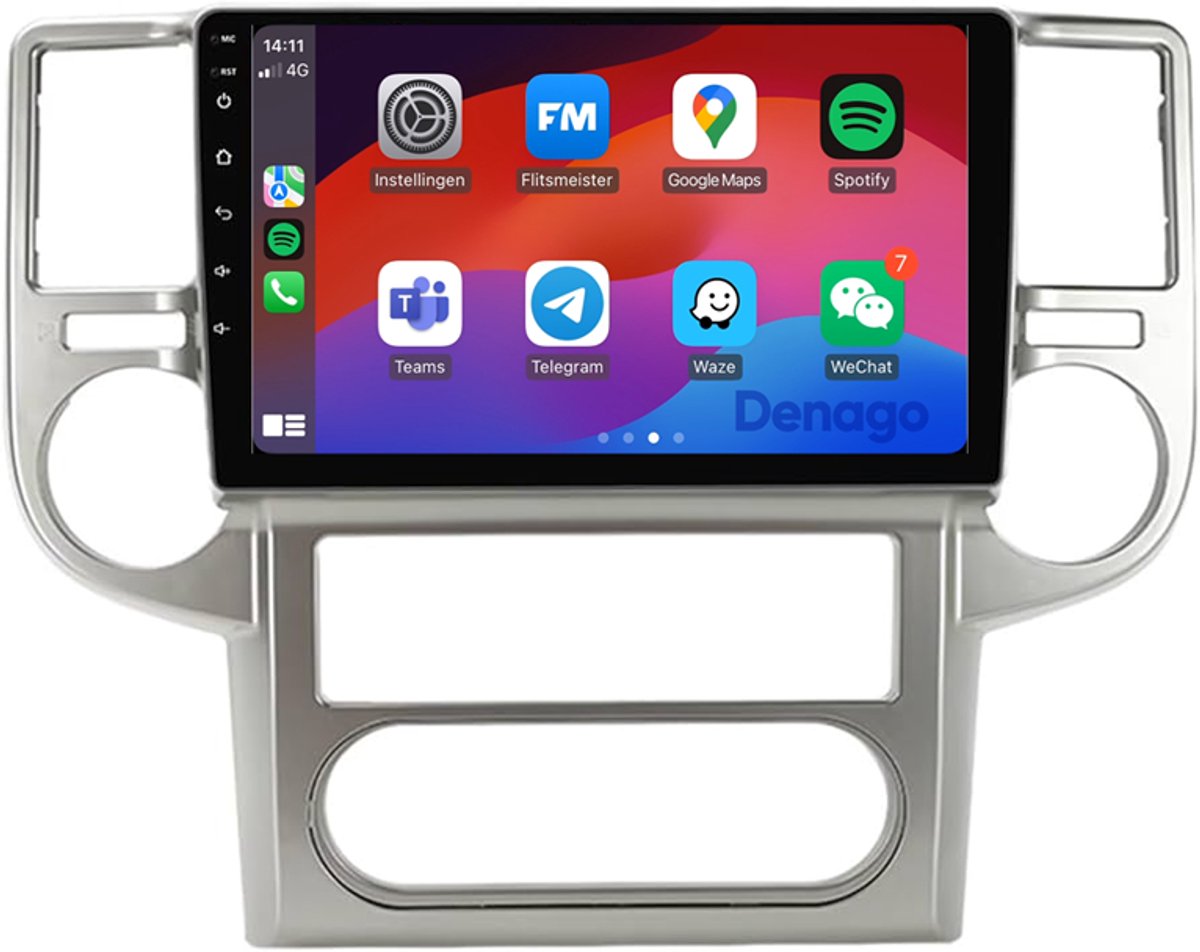 CarPlay autoradio geschikt voor Nissan X-Trail | 2003 t/m 2007 | Android 13 | 10 inch | Draadloos Apple CarPlay & Android Auto | 2GB + 32GB | QuadCore processor | Denago DNG-A339 | 2025 model | Bluetooth & Wifi