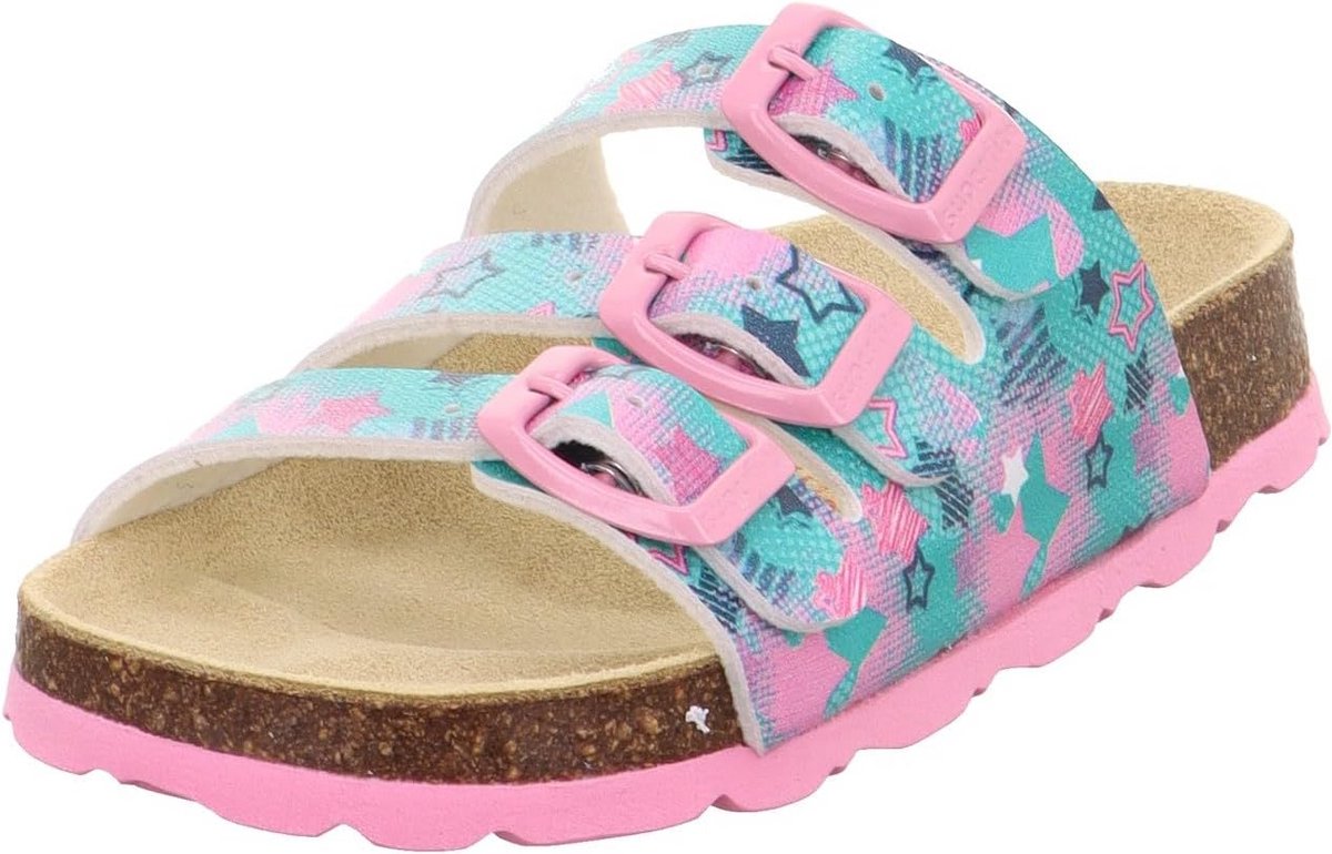 Comfortabele meisjes pantoffels met voetbed