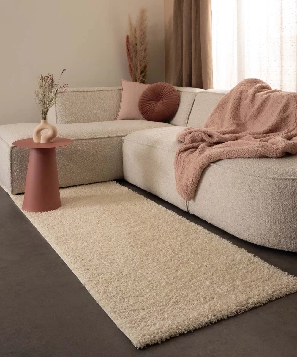 Hoogpolige loper - Shaggy Trend crème 80x300