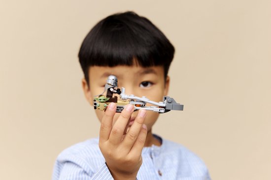 LEGO Star Wars - De Mandalorian en Grogu's Speederbike Bouwpakket voor Kinderen - 75436