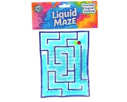 Johntoy water doolhof speelgoed kleurrijk en squeezy voor kinderen.