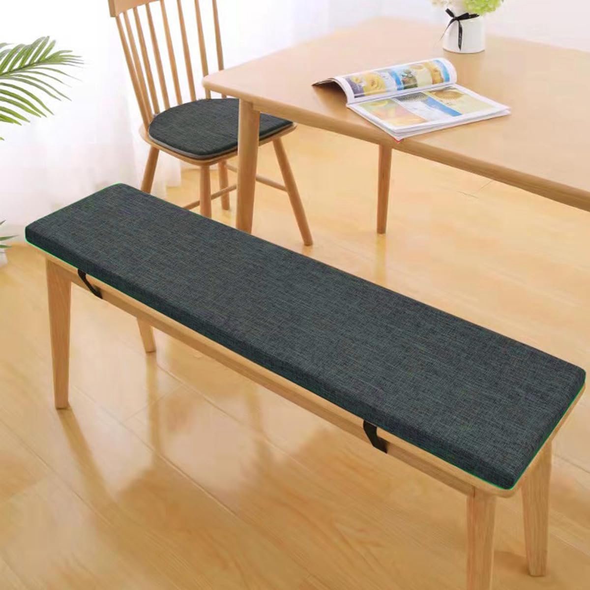 Wasbaar 3 cm Dikke Zitkussen voor Tuinbank en Stoel - Comfortabel en Antislip
