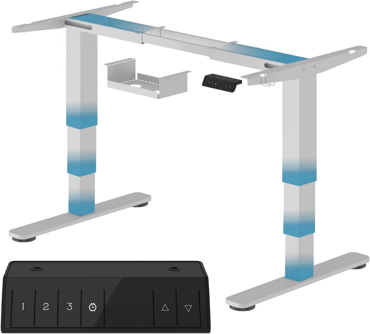 Ergonomische Elektrische Bureau Onderstel met Hoogte Verstelling 60-125 cm