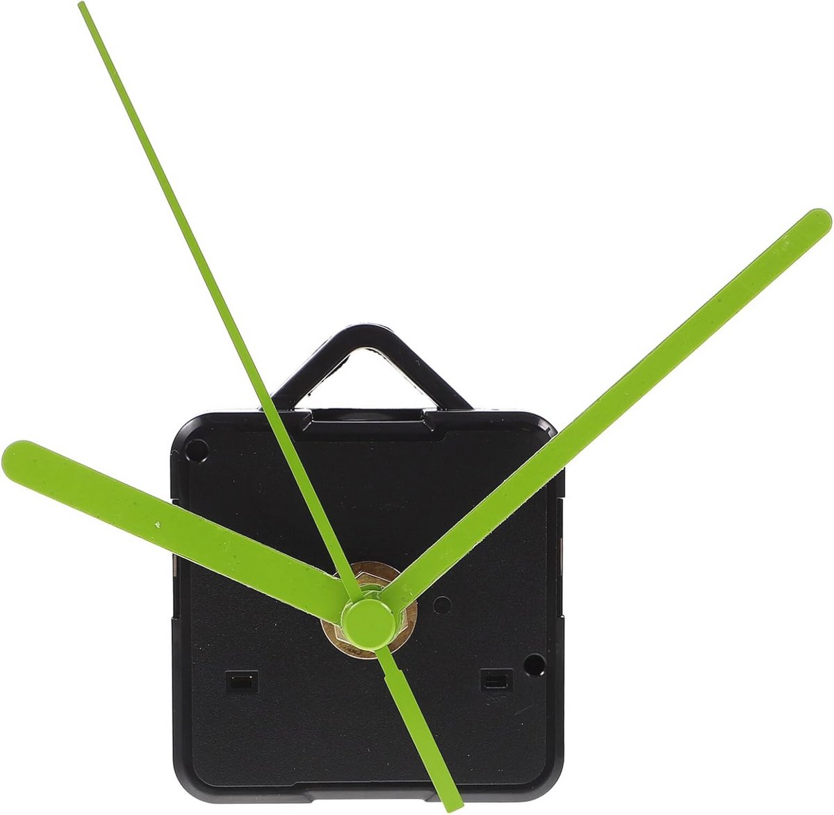 Stilte Quartz Klok Mechanisme Vervangingsonderdeel voor Klokken - DIY Reparatie Kits (Groen, Zonder Batterij)