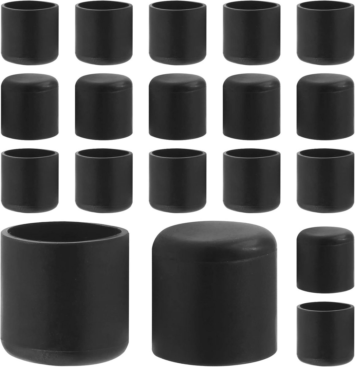 Opvouwbare stoelpootdoppen 32 stuks | Antislip en Bescherming voor Stoelpoten | Ronde Stoelpoothoezen