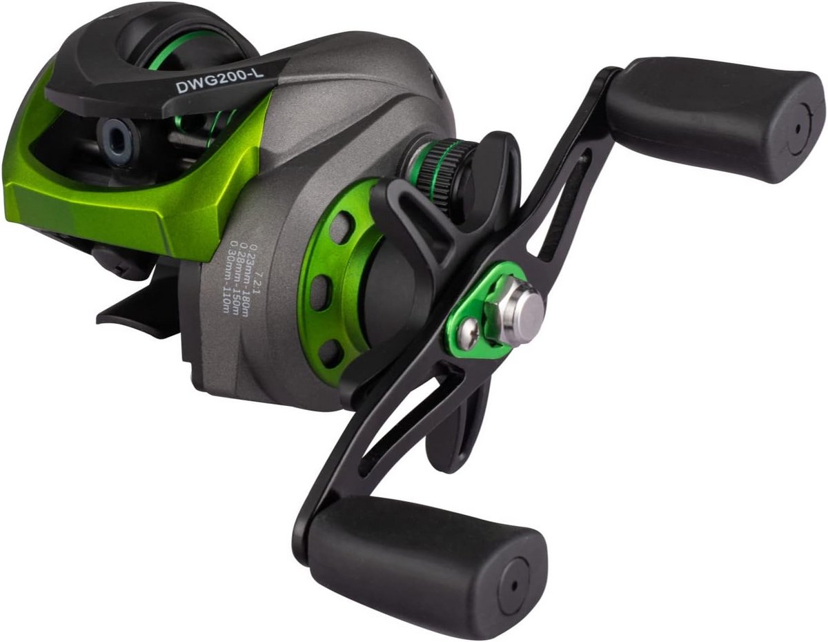 Krachtige Baitcasting Visrol - Hoge Snelheid en Magnetische Rem
