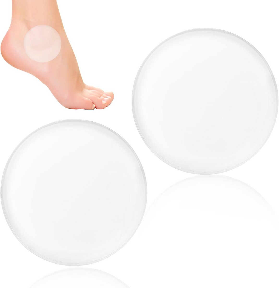Enkelbeschermers voor drukontlasting, gelpads voor schaatsen, hockey, skiën of wandelen