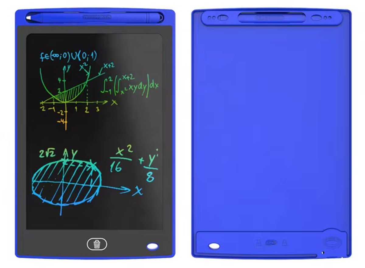 Tekenbord kinderen - Tekentablet - LCD 8.5 inch - Tekentablet Kinderen - Blauw